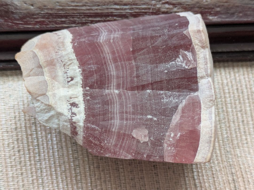 K*8様 北海道産 菱マンガン鉱 標本 123g ロードクロサイト