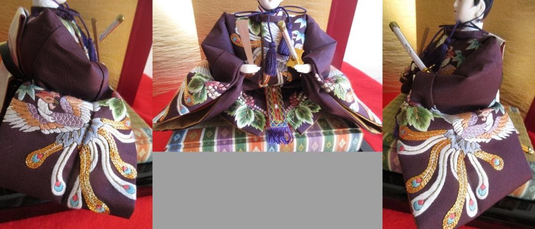 プロフ必読お願いします 　お値下げ　20万円相当　京雛人形　　朱月　親王飾