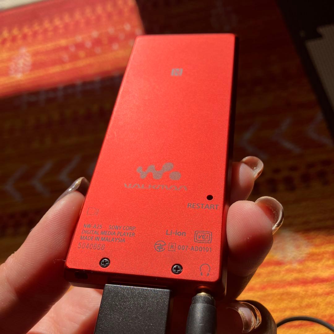 SONY ウォークマン レッド ハイレゾ対応　美品