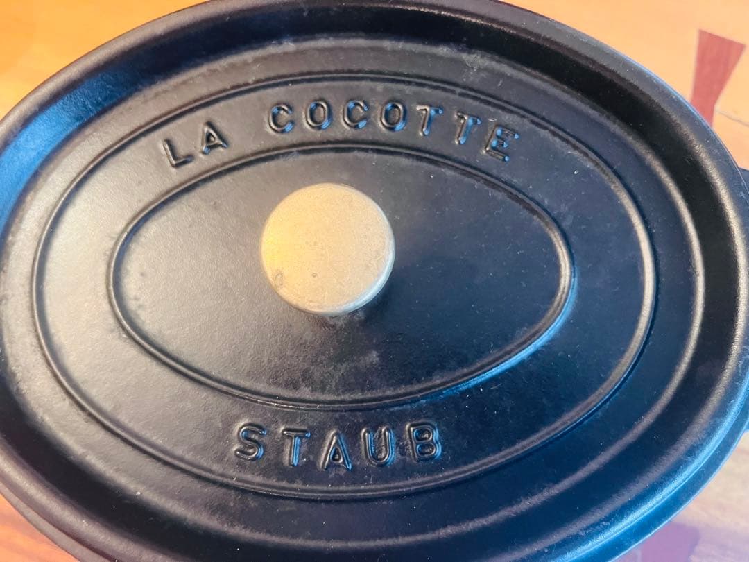 ストウブ　ココット オーバル, ブラック, 鋳鉄