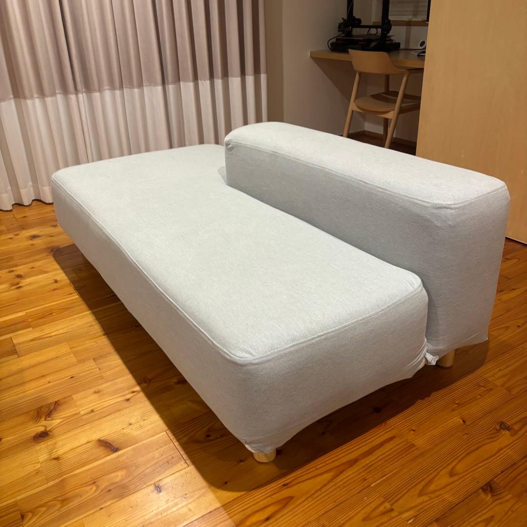ソファベンチ本体　綿帆布　ソファベンチ用カバー杢ライトグレー　廃盤希少品