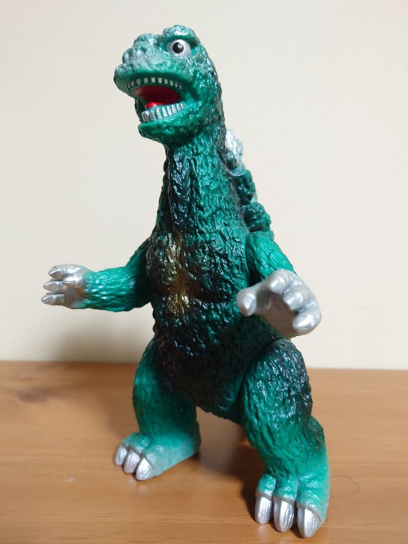 復刻版　ポピー　ゴジラ　グレートザウルス　ソフビ　東宝