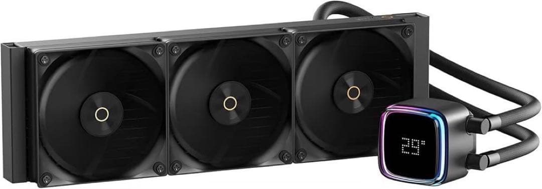 CPUクーラー 水冷 デジタルディスプレイ 簡易水冷CPUクーラー