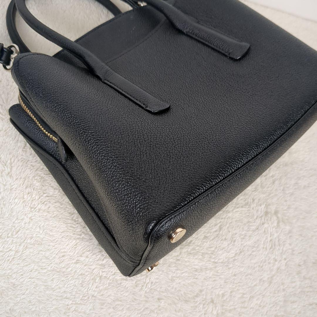 【美品】kate spade ケイトスペード　マルゴー　2way　レザー　黒