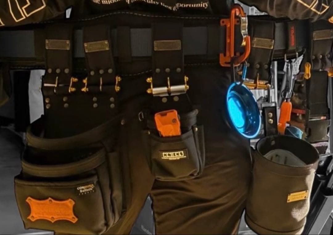 Knicks 腰袋　BA-301DDX 限定色オレンジ