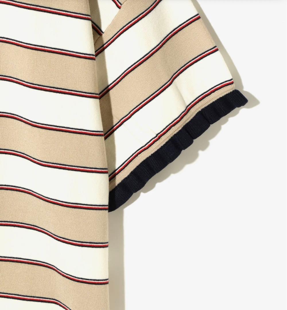 新品　rhodolirion Frill Polo Sweater ポロシャツ