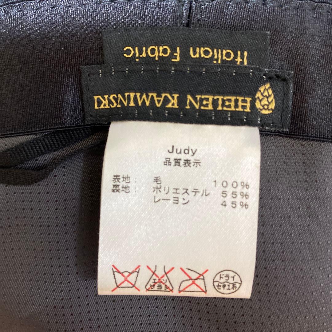 ヘレンカミンスキーHELEN KAMINSKI ブラックウールハット花飾り付き