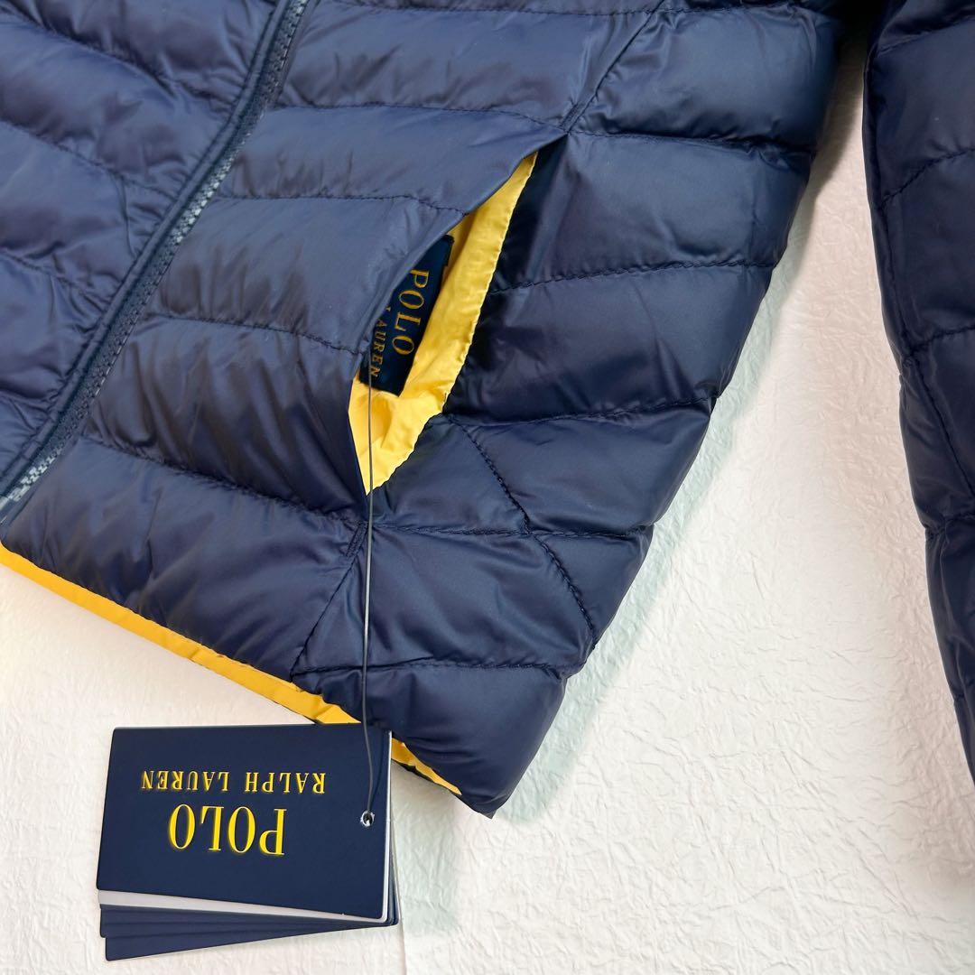 ラルフローレン ユニセックス リバーシブルジャケット 100 イエロー×ネイビー