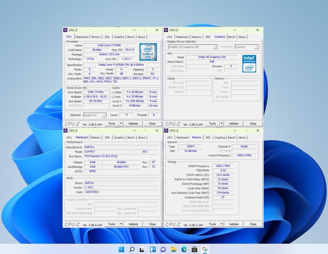 DELL Vostro/i7 6700K/16G/SSD/MSオフィス/#28A