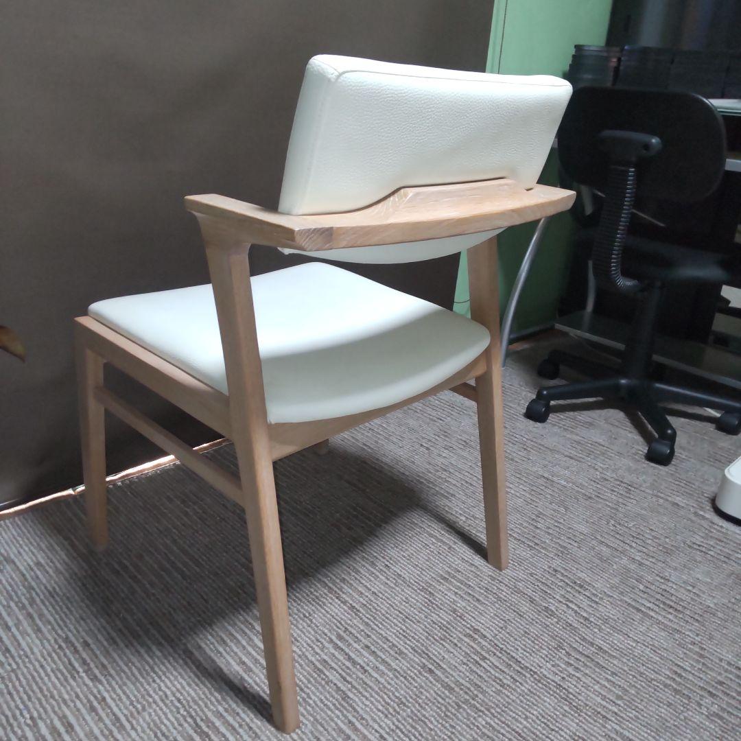 シギヤマ家具工業 ホワイトチェア CC−003