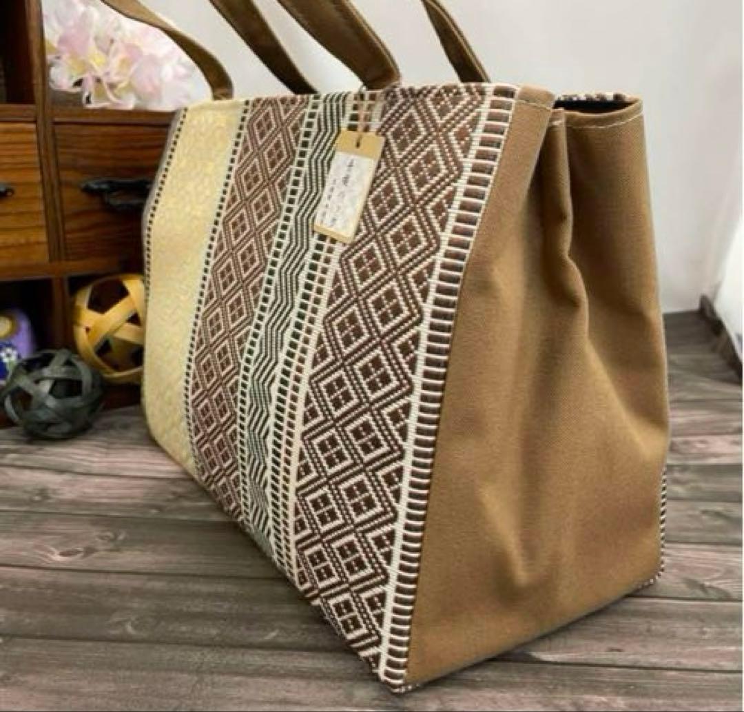 あき様おまとめ☆2232✨SALE❣️✨西陣帯地使用✨大容量手提げバッグ　新品
