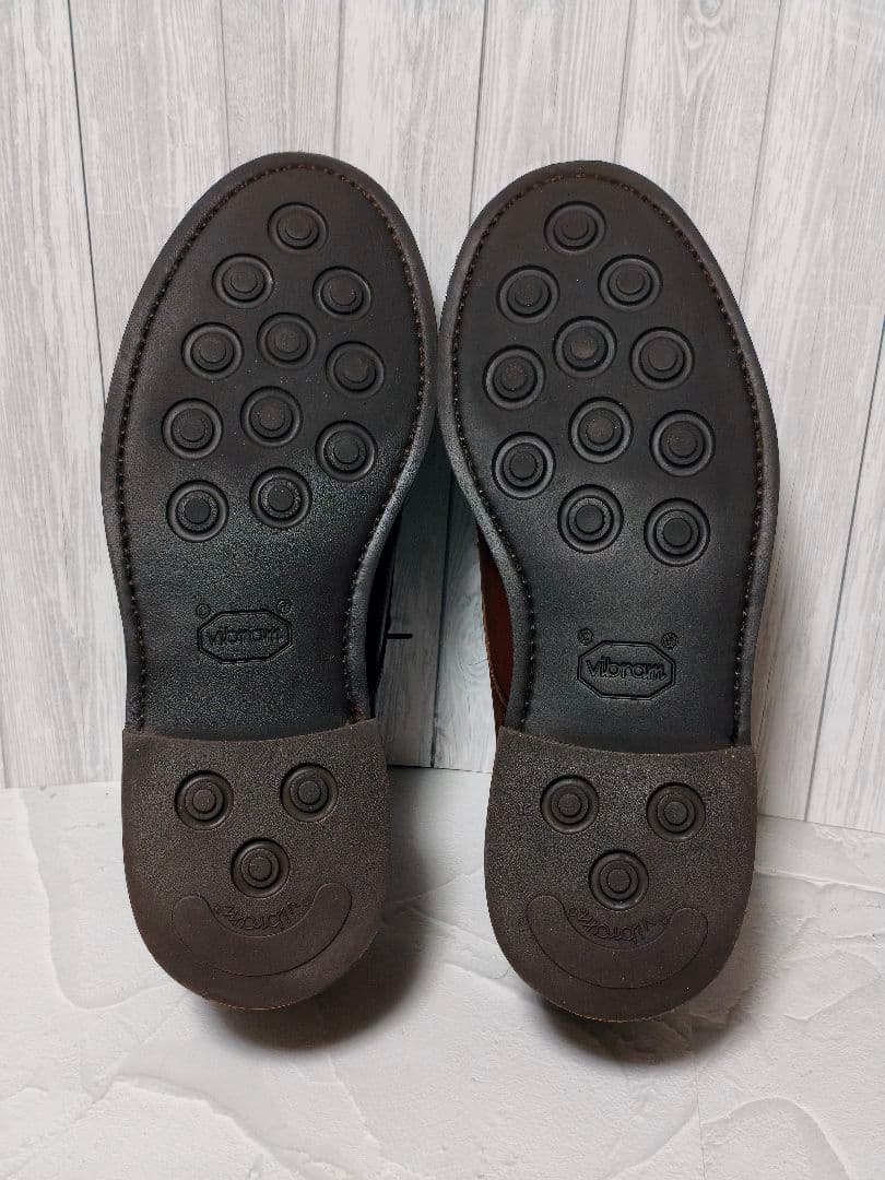 Berwick1707 Uチップ ブラウン カジュアル 革靴 モカシン