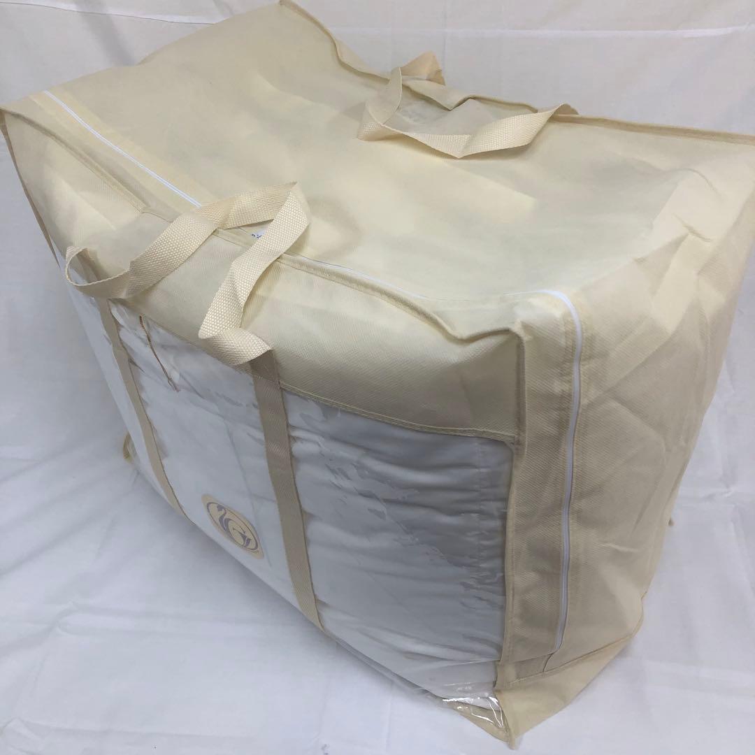 羽毛布団 シングル ニューゴールド 白 日本製 150×210cm 特別価格