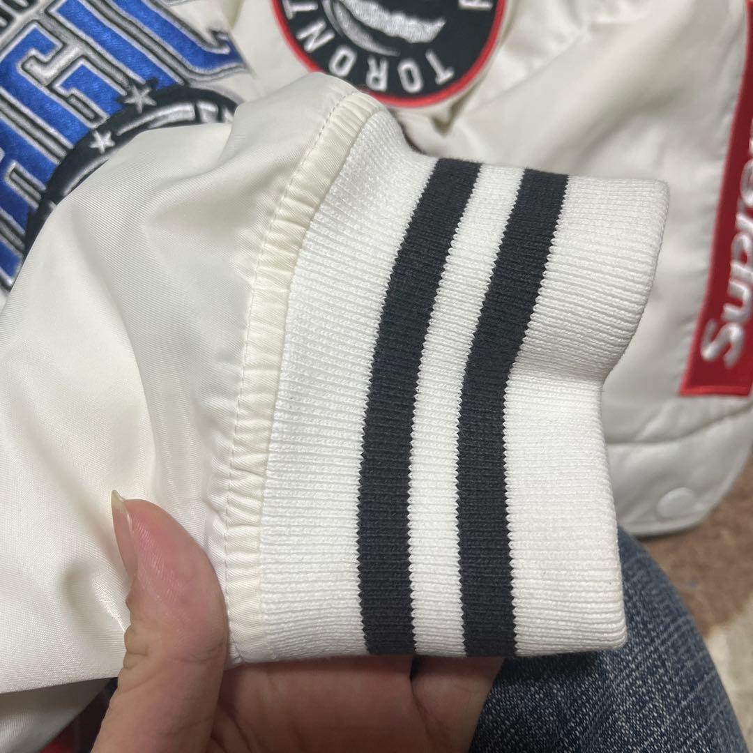 Nike NBA supreme スタジャン 美品 M 白 ホワイト