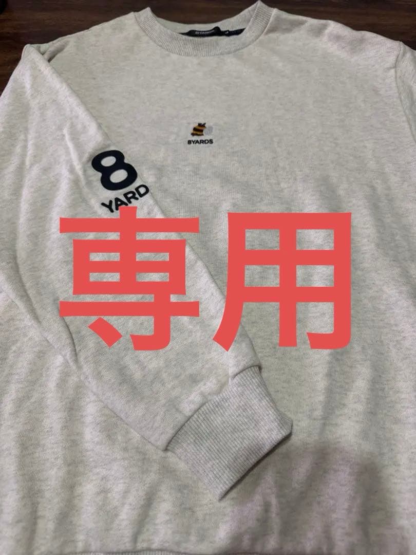 8YARDS スウェット トレーナー Lグレー ハチヤーズ ゴルフ レディース