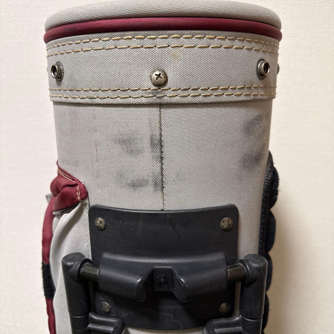 希少 PRGR プロギア キャディバッグ スタンド式 ビンテージ