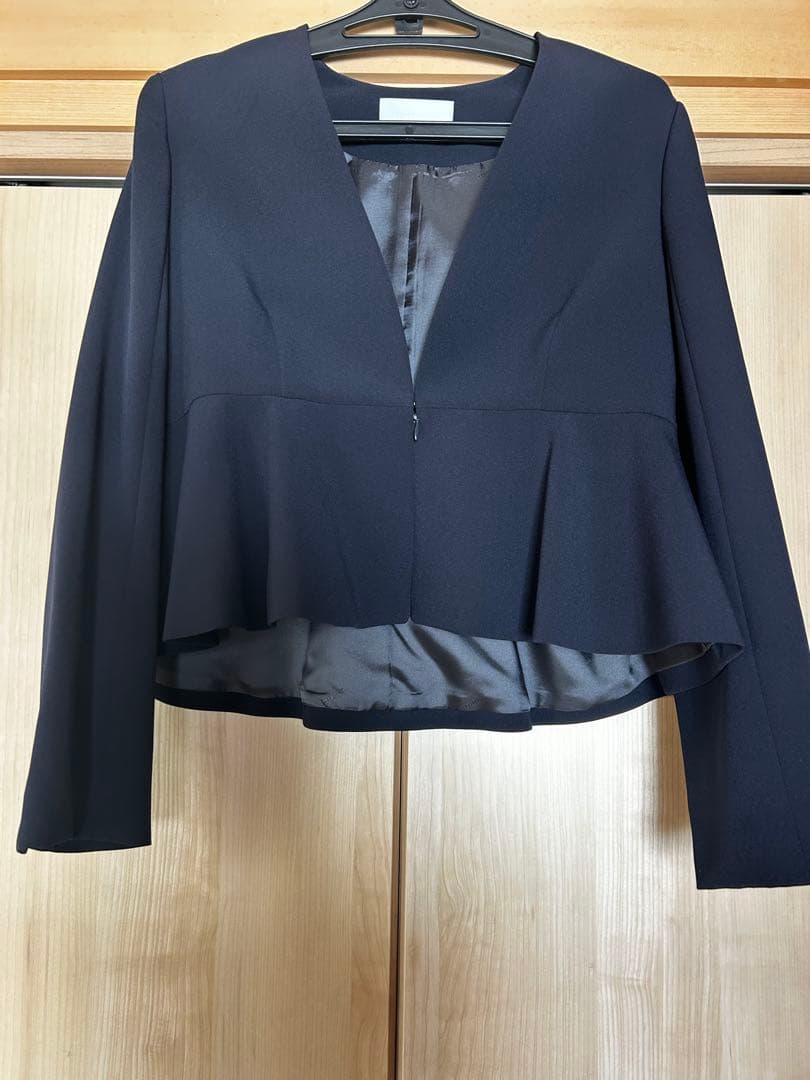 セルフォード　celford ノーカラーペプラムジャケット　卒入学　オケージョン