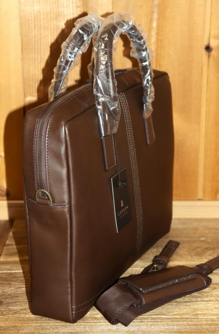 新品 ランバン コレクション サントル 牛革 ビジネスバッグ 撥水ソフトレザーⒽ