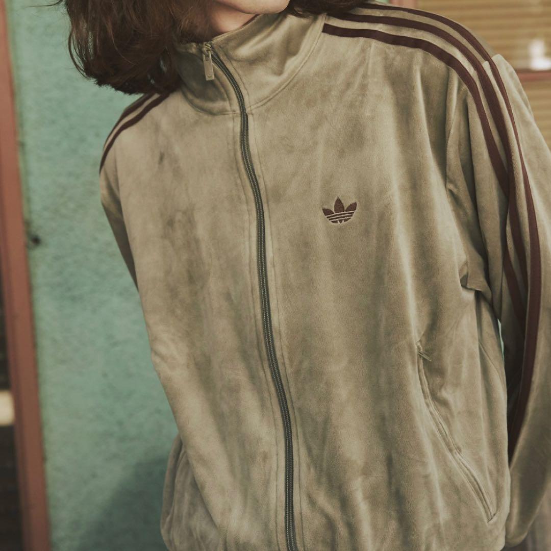 新品XL⭐️adidas × ジャーナルスタンダード ベロア トラックトップ
