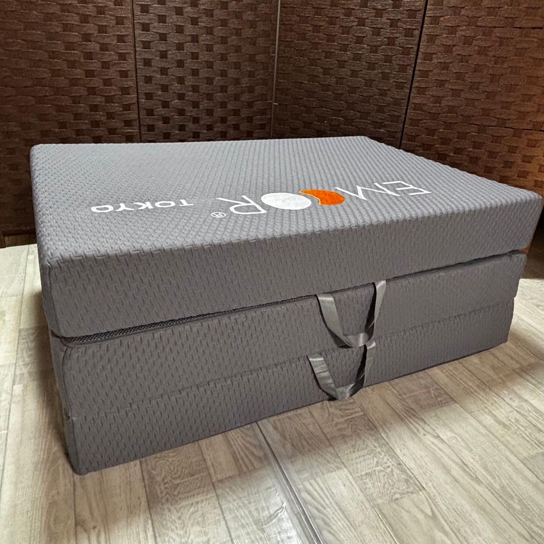 EMOOR GRAND 高反発　三つ折りマットレス　シングル　マットレス　寝具