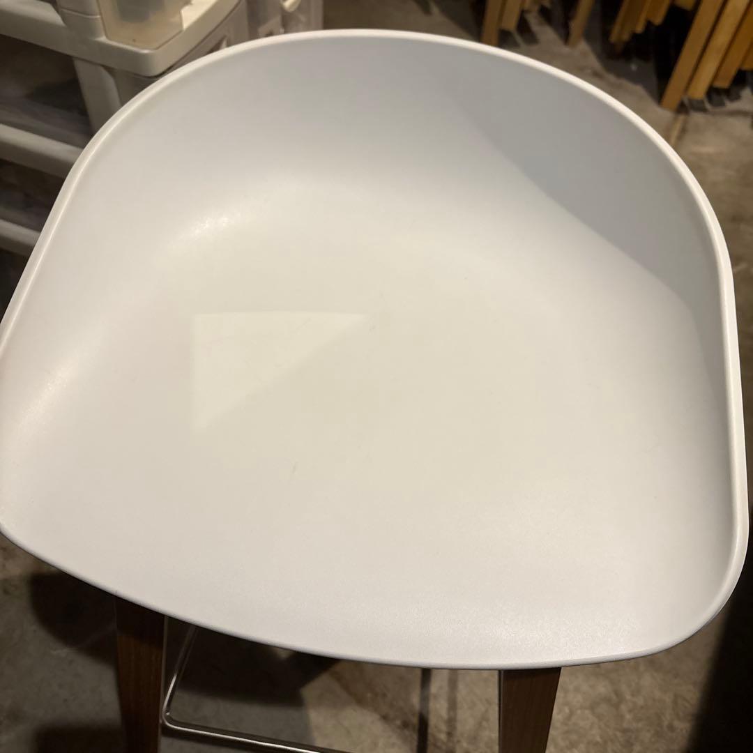 HAY【正規品】ホワイトバースツール モダンデザイン