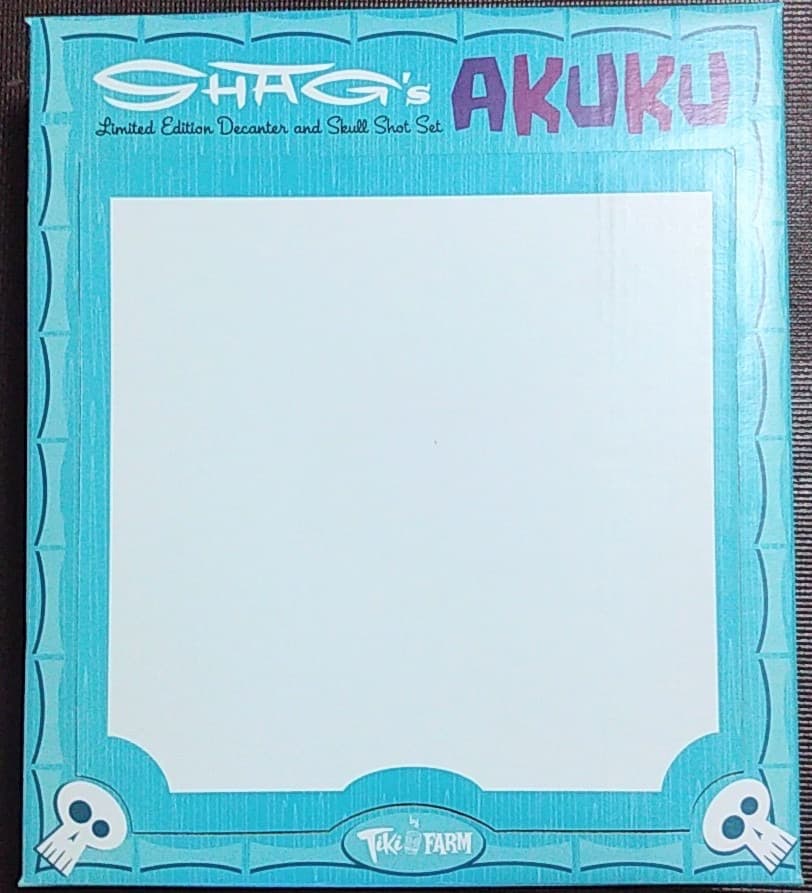 ★稀少★SHAGシャグAKUKU TIKIデキャンター＆スカルショット KAWS