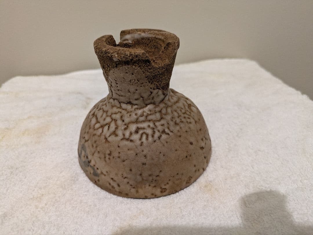 江戸時代　古唐津　馬上盃　絵唐津　割高台　時代箱　骨董品　時代物　唐津焼