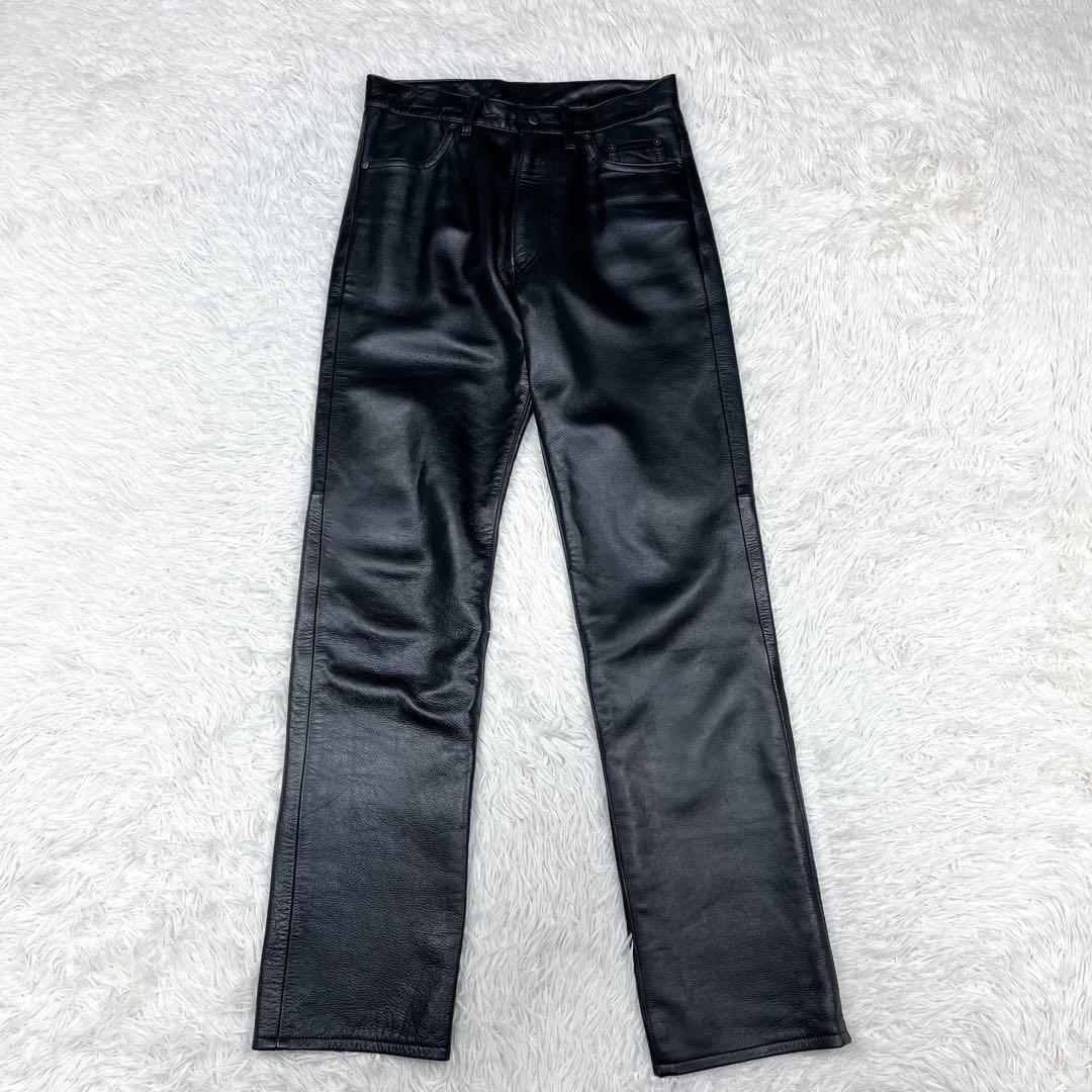 美品 クシタニ レザーパンツ ライディングパンツ レザーパッチ ウォッシャブル