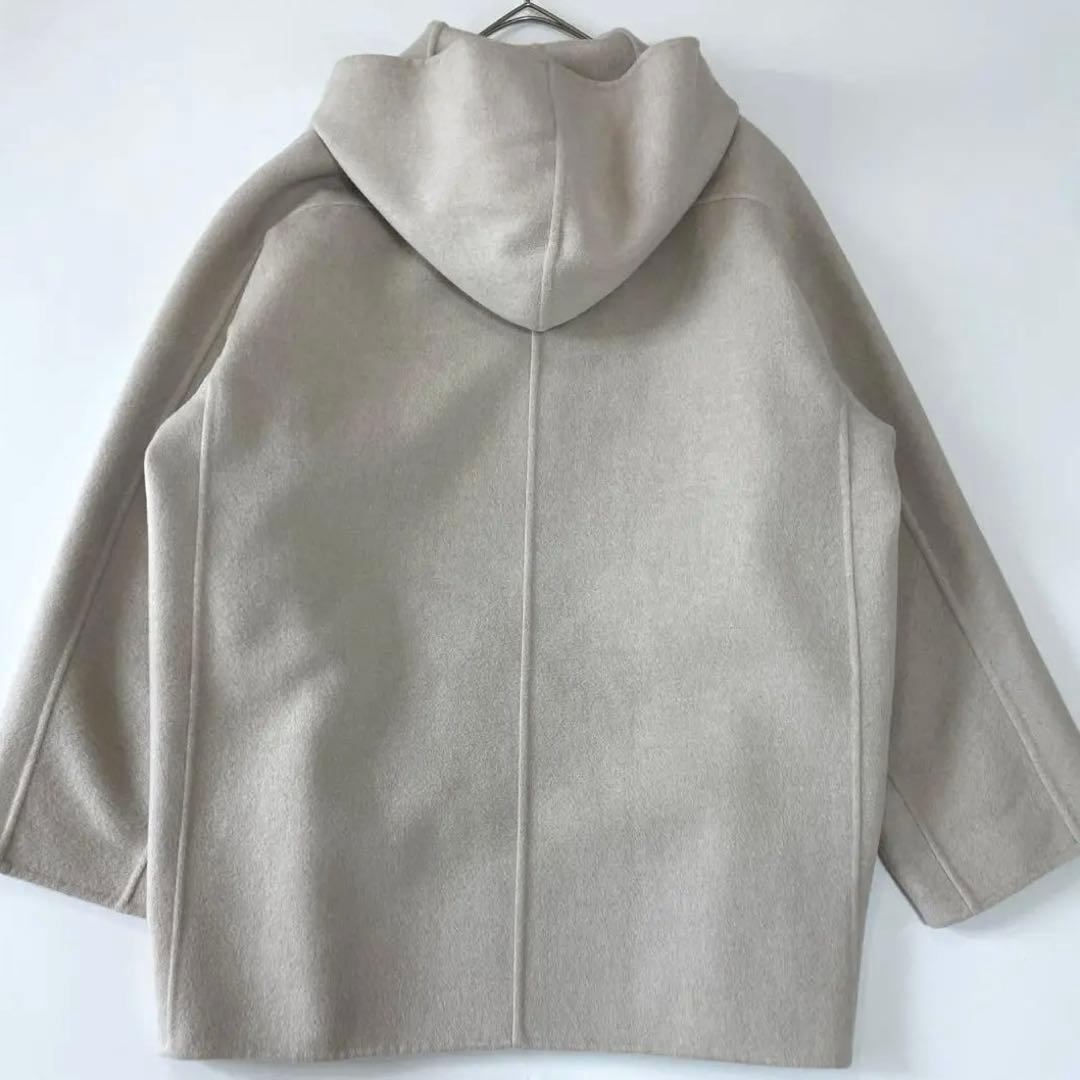 美品♡ ボールジィ プレミアムウール リバーフーデットコート ベージュ 36