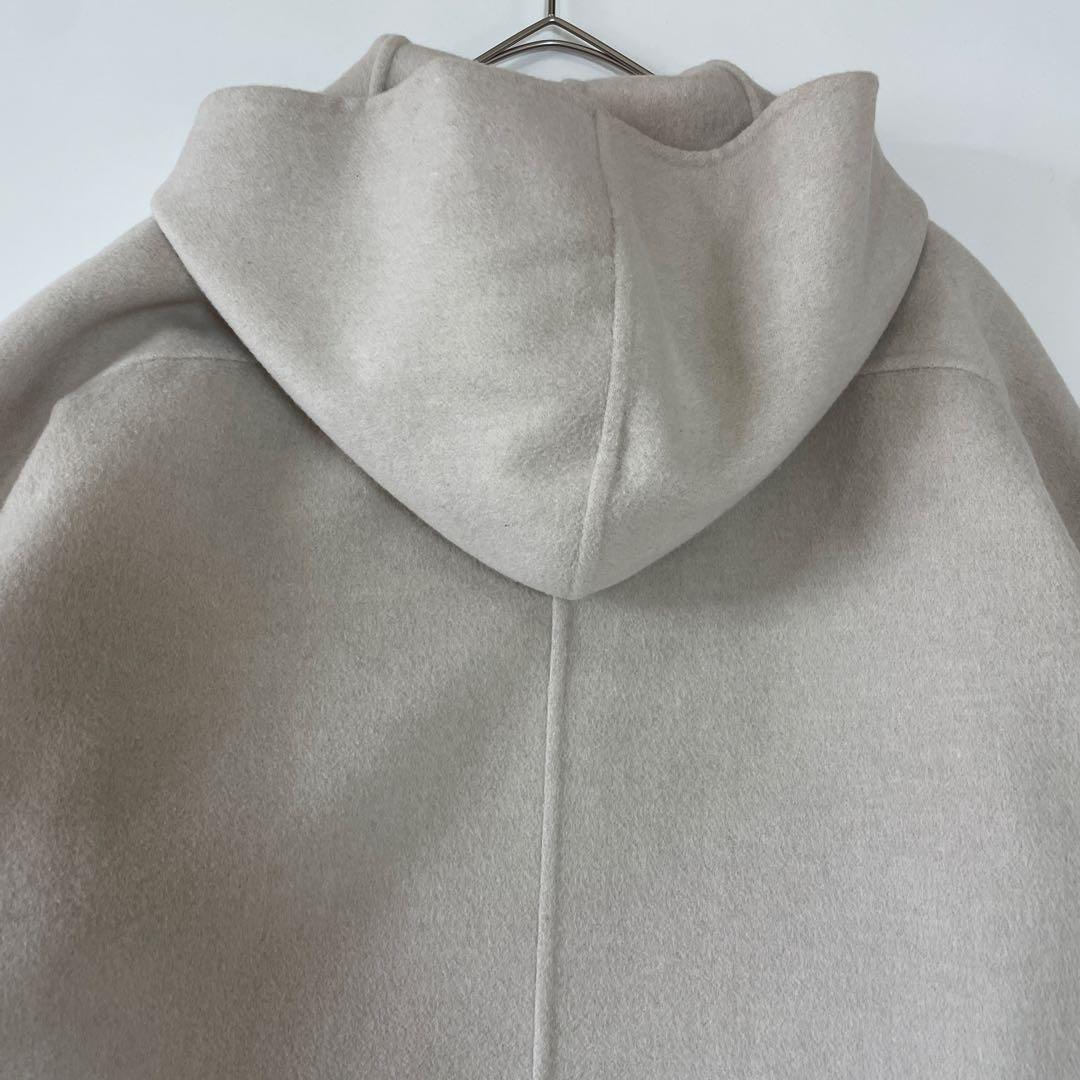 美品♡ ボールジィ プレミアムウール リバーフーデットコート ベージュ 36