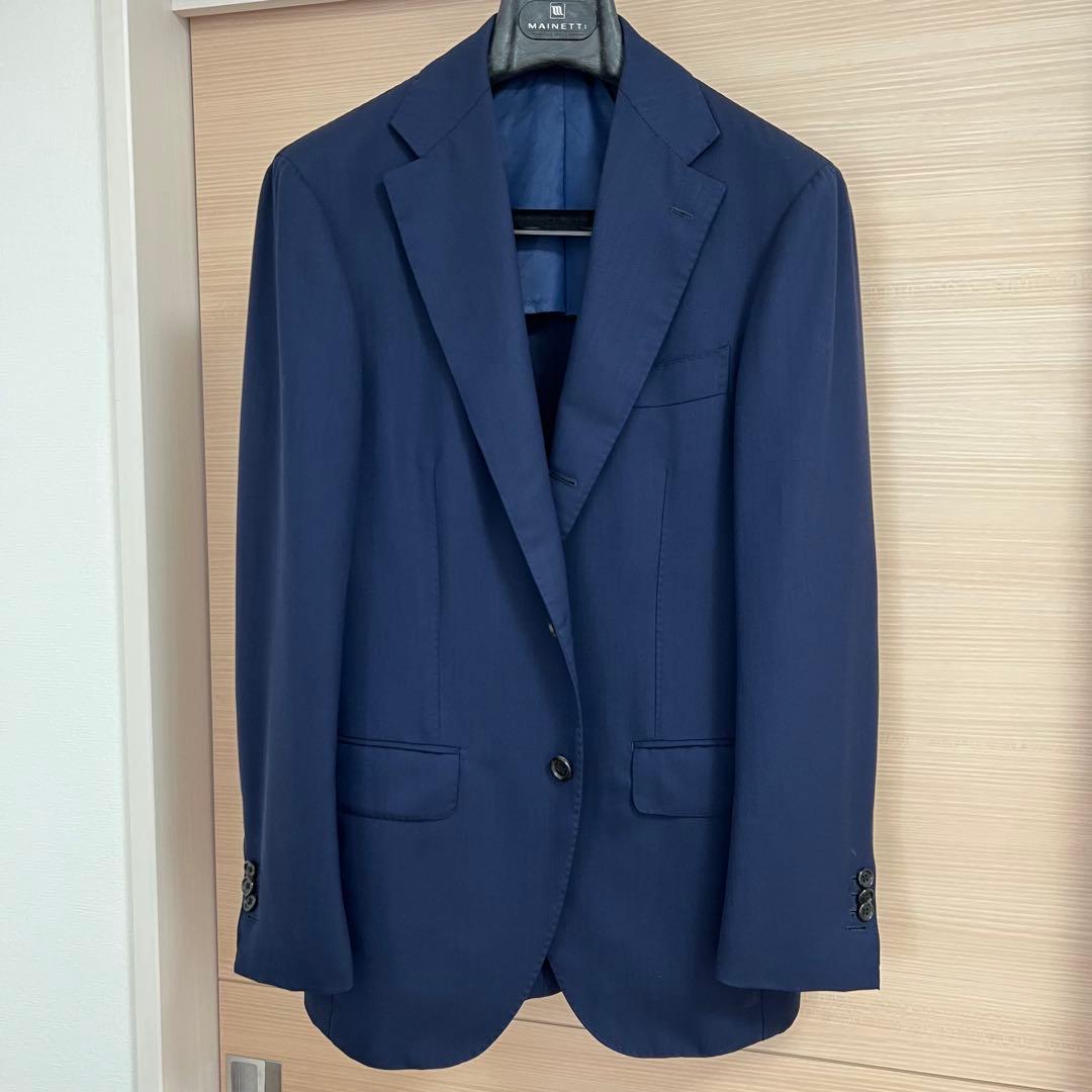 Brilla per il gusto ブリッラ ネイビーソリッドスーツカノニコ