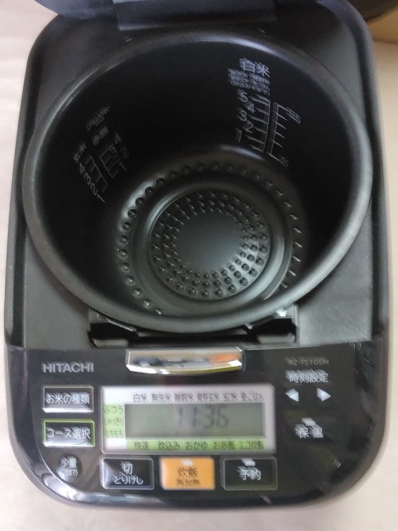 日立 IHジャー炊飯器 RZ-TS105M 圧力&スチーム ふっくら御膳