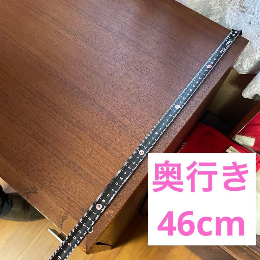 【チーク製】グラス収戸棚 引き出し　ワインクーラー付き　食器棚　ヴィンテージ