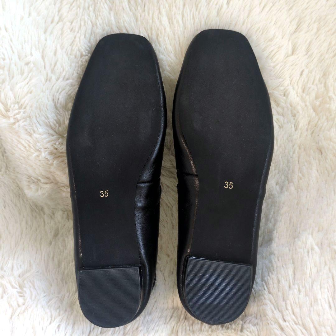 超美品 Daniella & GEMMA ゴムクロス バレエシューズ