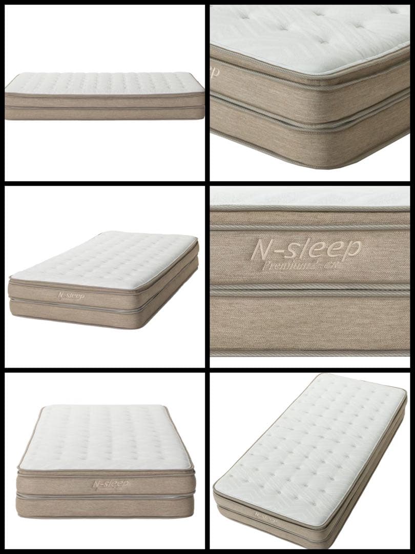 ニトリ ダブルベッド フレーム 白 Nスリープ マットレス セット NITORI