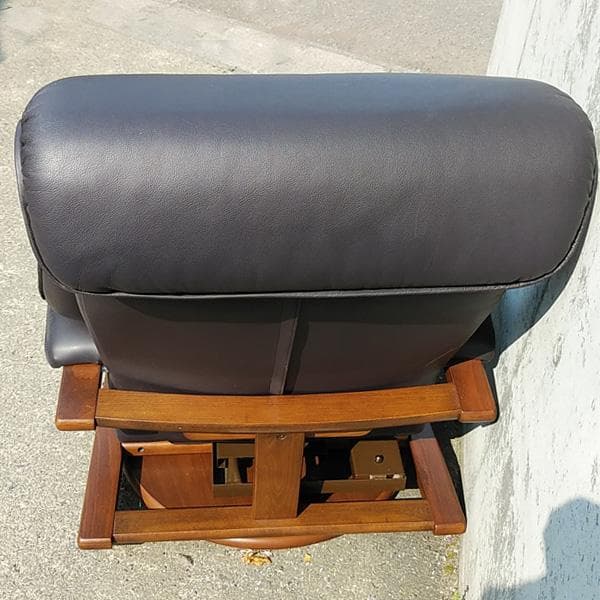 フジファニ　本革　リクライニングソファ　パーソナルチェア