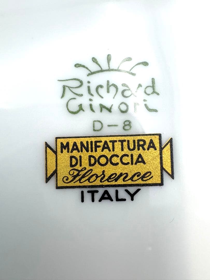 リチャードジノリ　インペロスカラ　24cm スーププレート 7枚セット