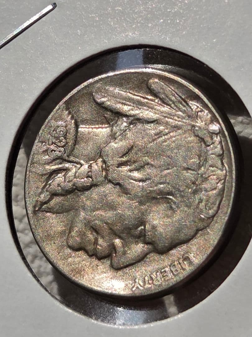 アメリカ合衆国　バッファロー　ニッケル(5セント) 白銅貨 1928 S