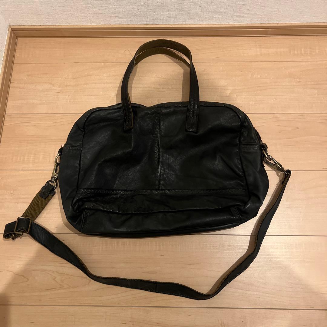 ZER 黒 ホースレザー ショルダー レザー 革