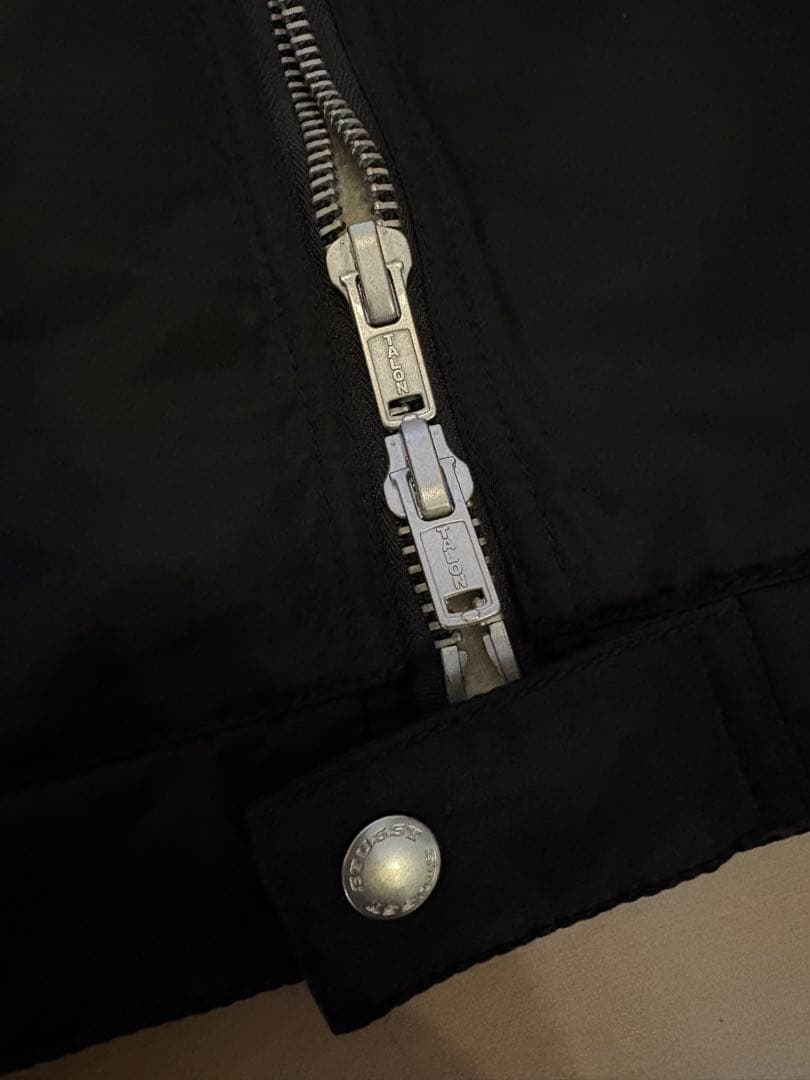 STUSSY 25FW新作PILE LINED ZIP JACKET黒M極美品