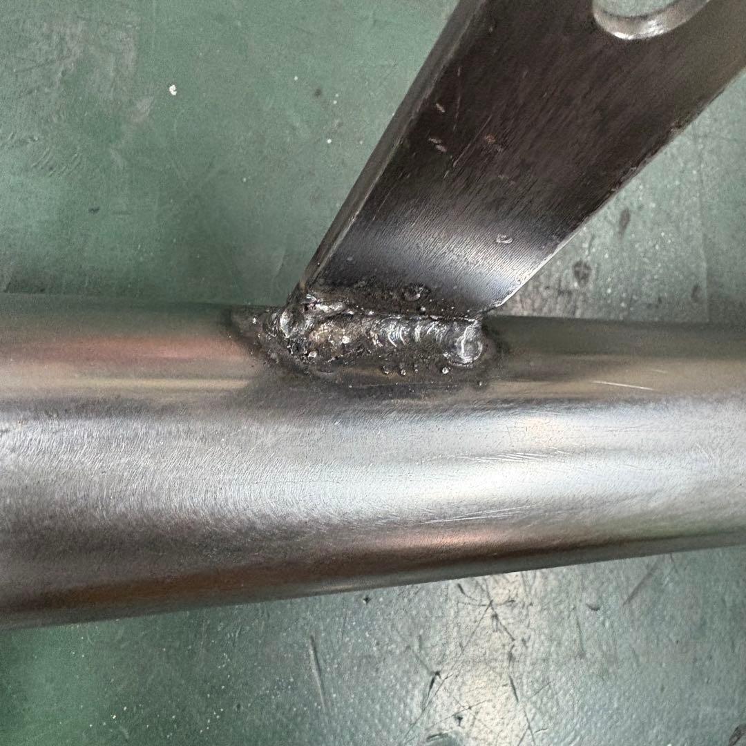 エストレア250 ワンオフ　スラッシュカットマフラー