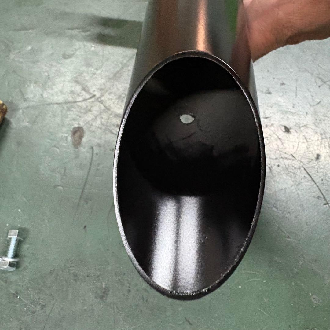 エストレア250 ワンオフ　スラッシュカットマフラー