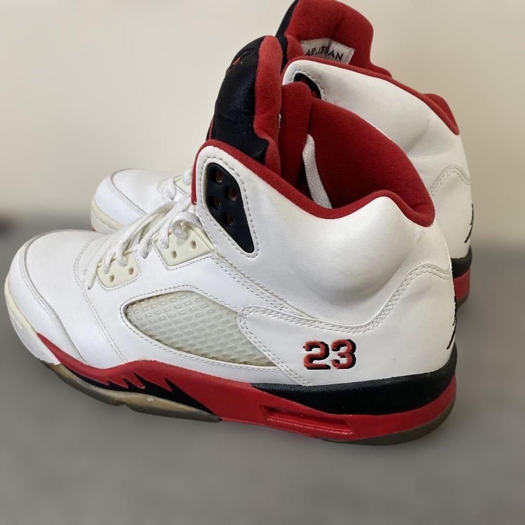 AIR JORDAN 5 RETRO OG FIRE RED 27センチ