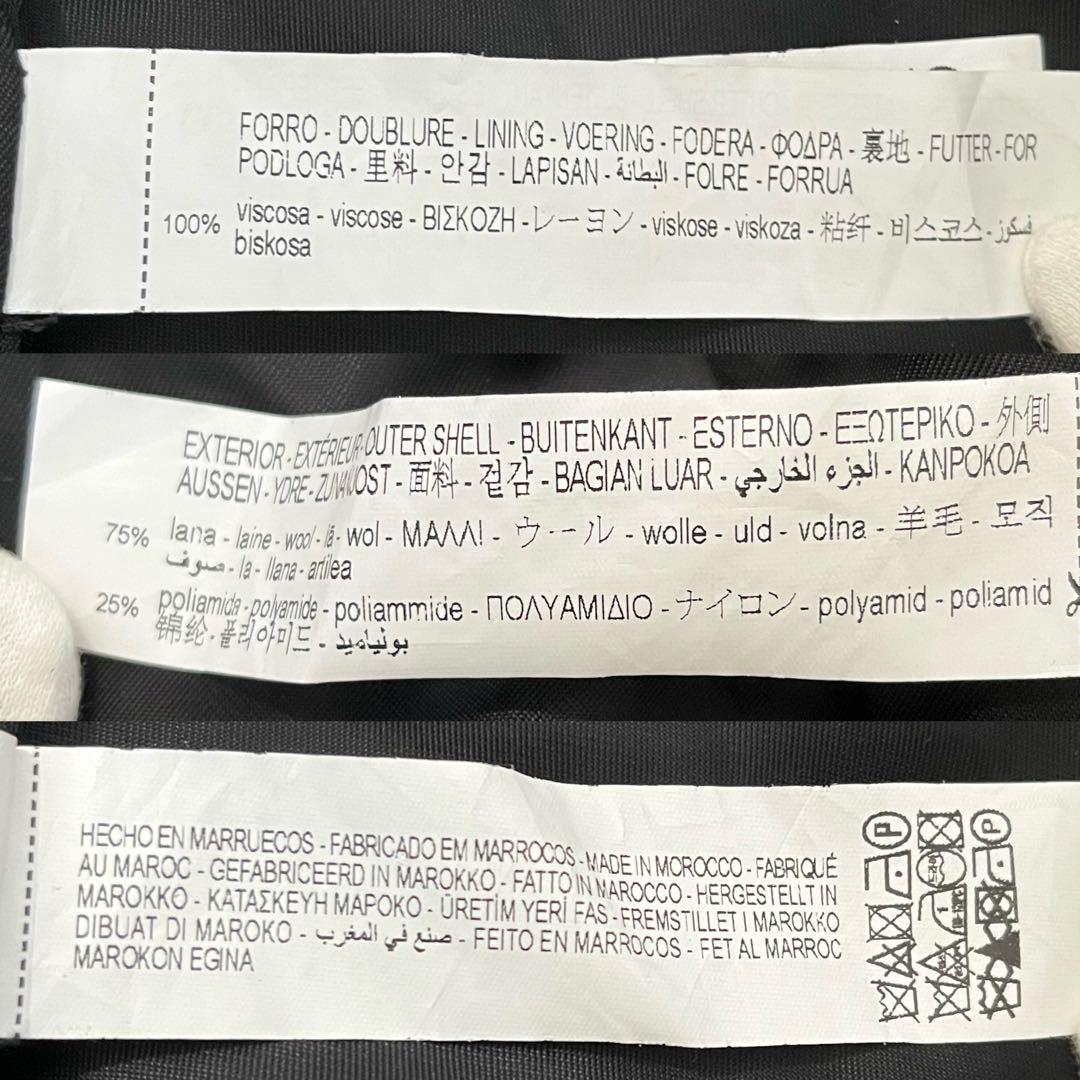 ✨美品✨ザラ　マンテコ　ケープコート　ポンチョ　金バックル　黒　Ｓ　完売品