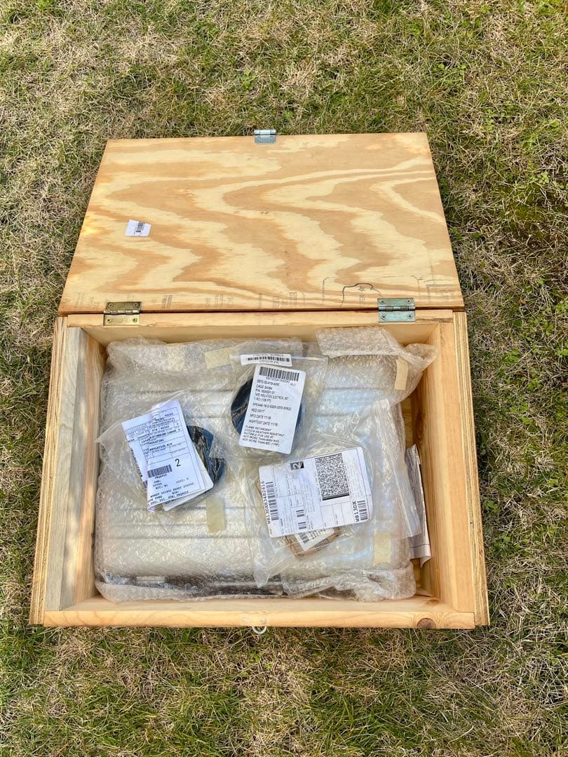 米軍放出未使用品 希少品 ゼロハリケース入り ビンテージ整備ツールキット木箱付き