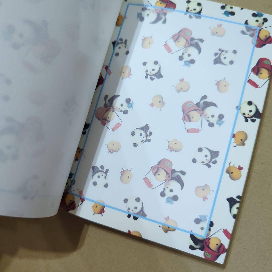 激レア　パンダホ学習帳 小動物観察百科シリーズ　当時物　平成レトロ　熊猫　メモ帳