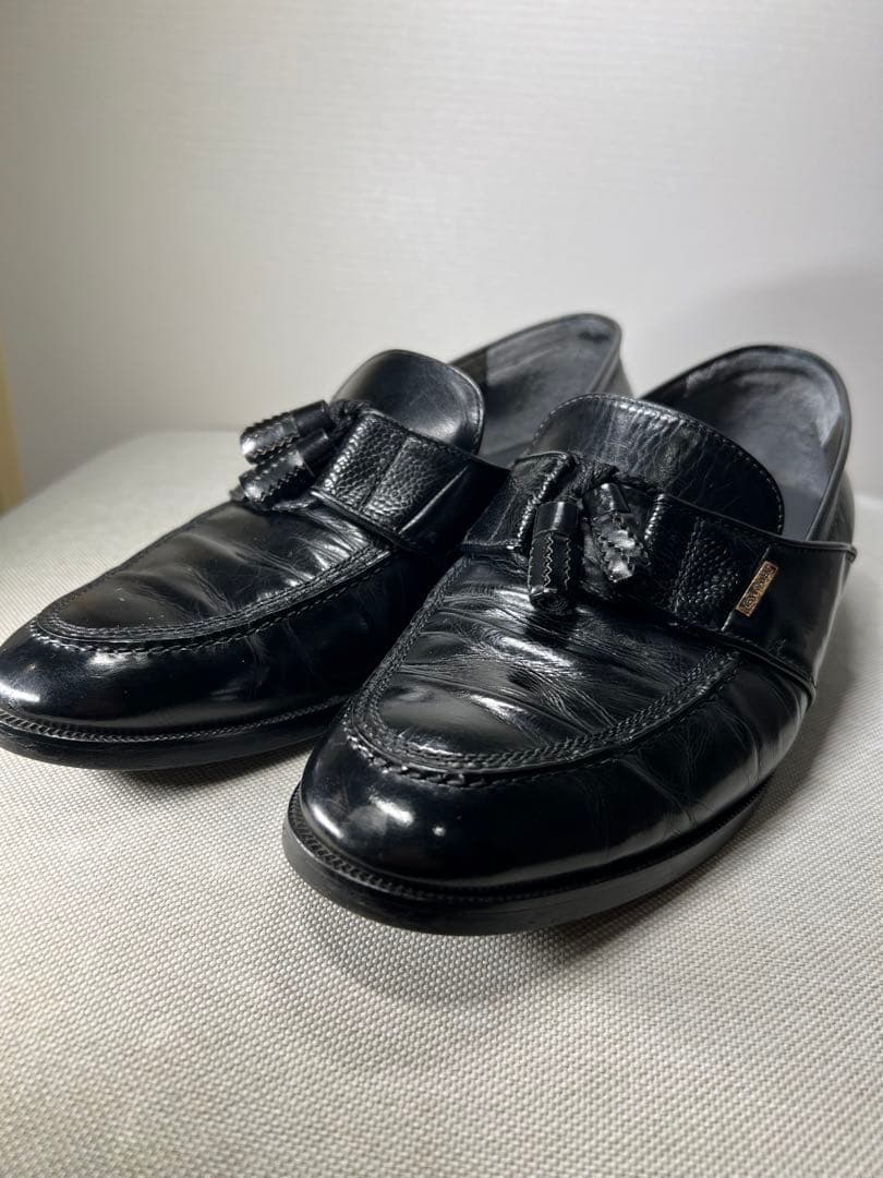 【美品/レア】Yves Saint Laurent ブラック タッセルローファー