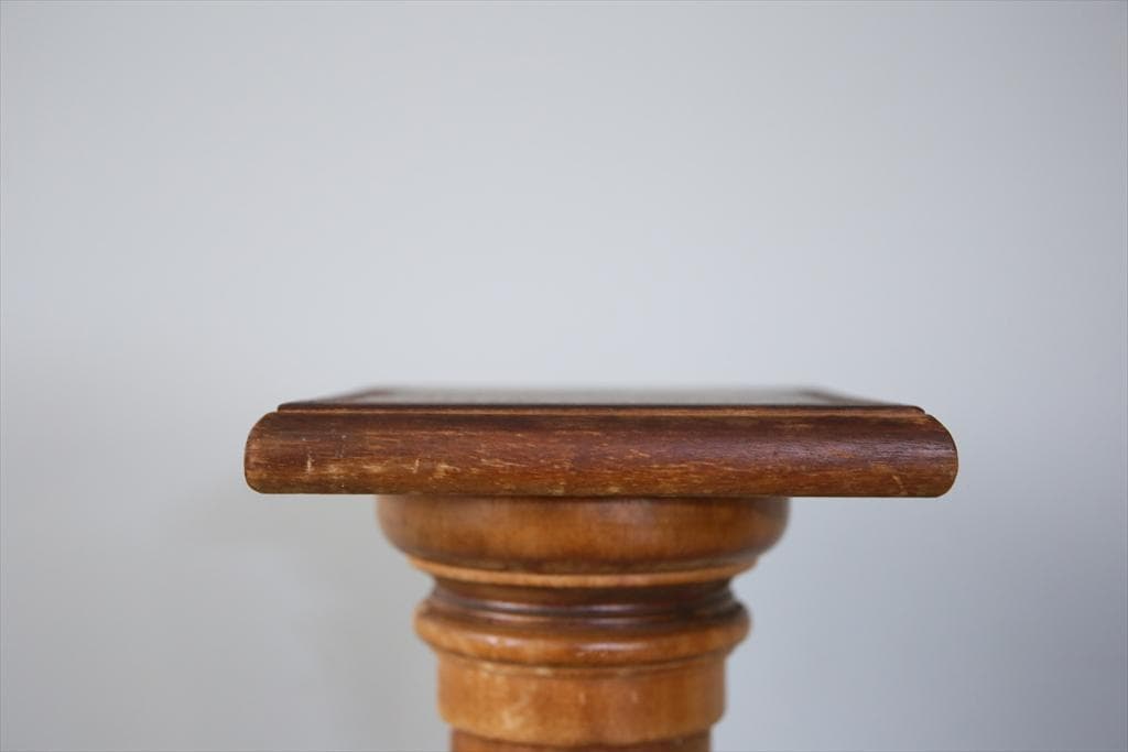 フランスアンティーク木製フラワースタンド/花台/飾り棚/テーブル机(90-199