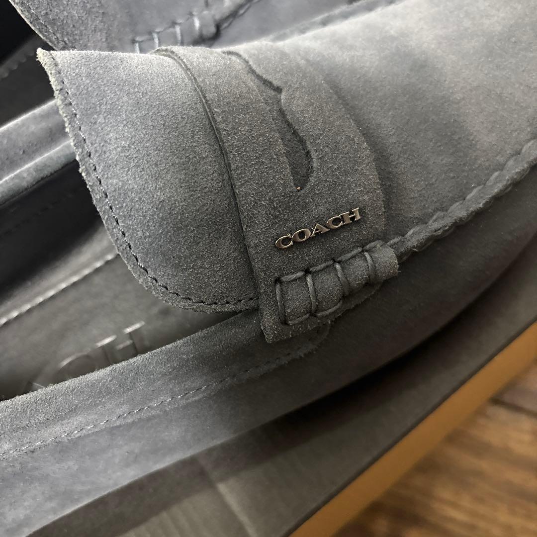 てつ　コーチ　ドライビングシューズ　26cm EUR42 ネイビー