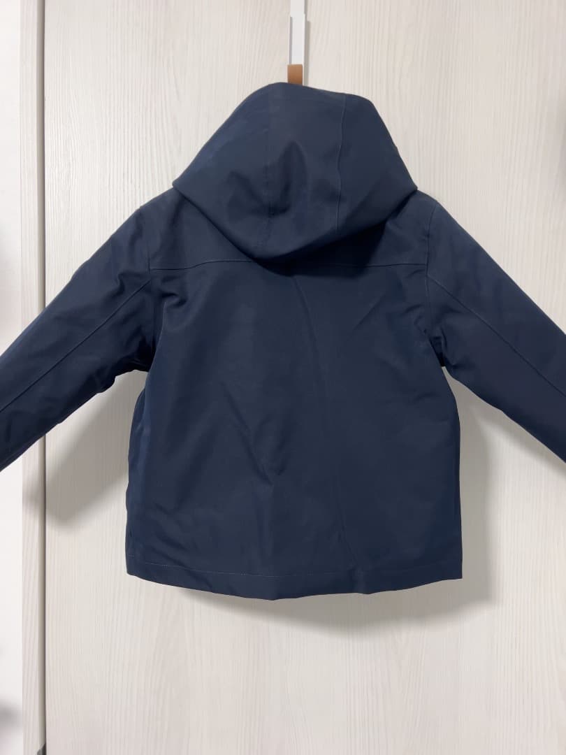 【新品セール】jacadi ネイビー 3wayパーカージャケット　中綿入り　4A